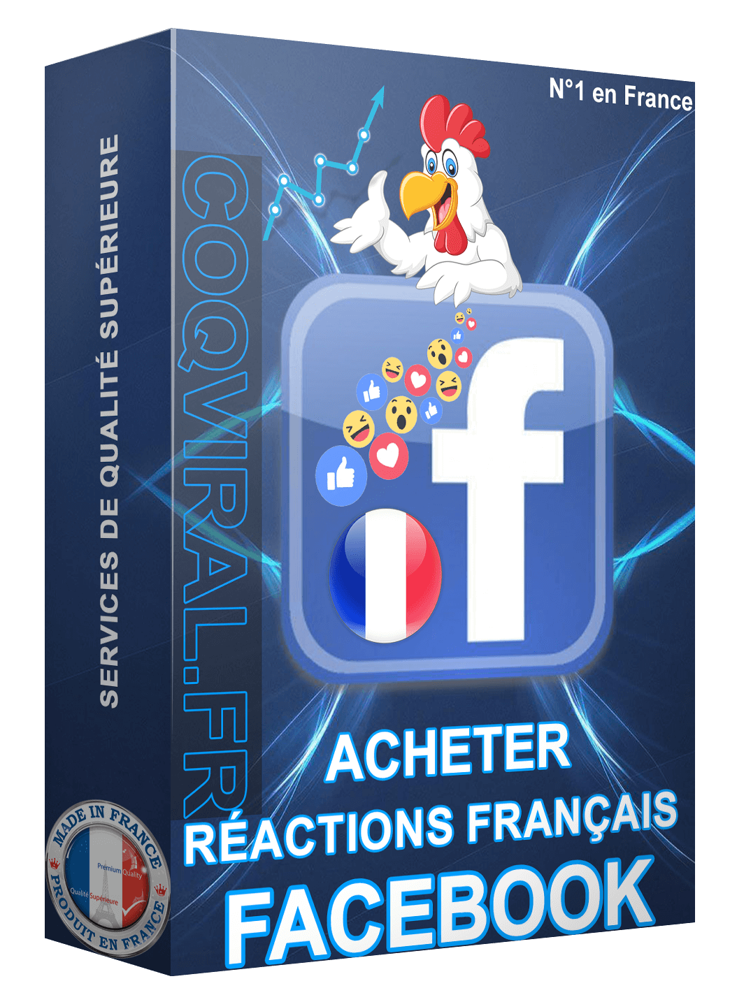 Acheter Réactions Facebook Français (Emoji)