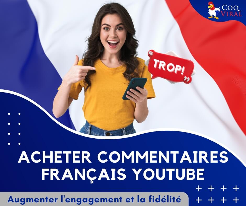 Acheter Commentaires Francais YouTube CoqViral.fr