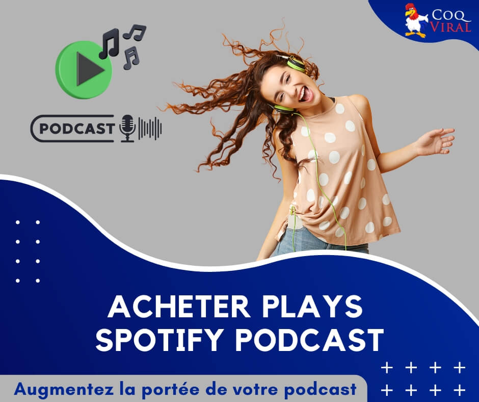 Acheter Plays Spotify Podcast CoqViral.fr